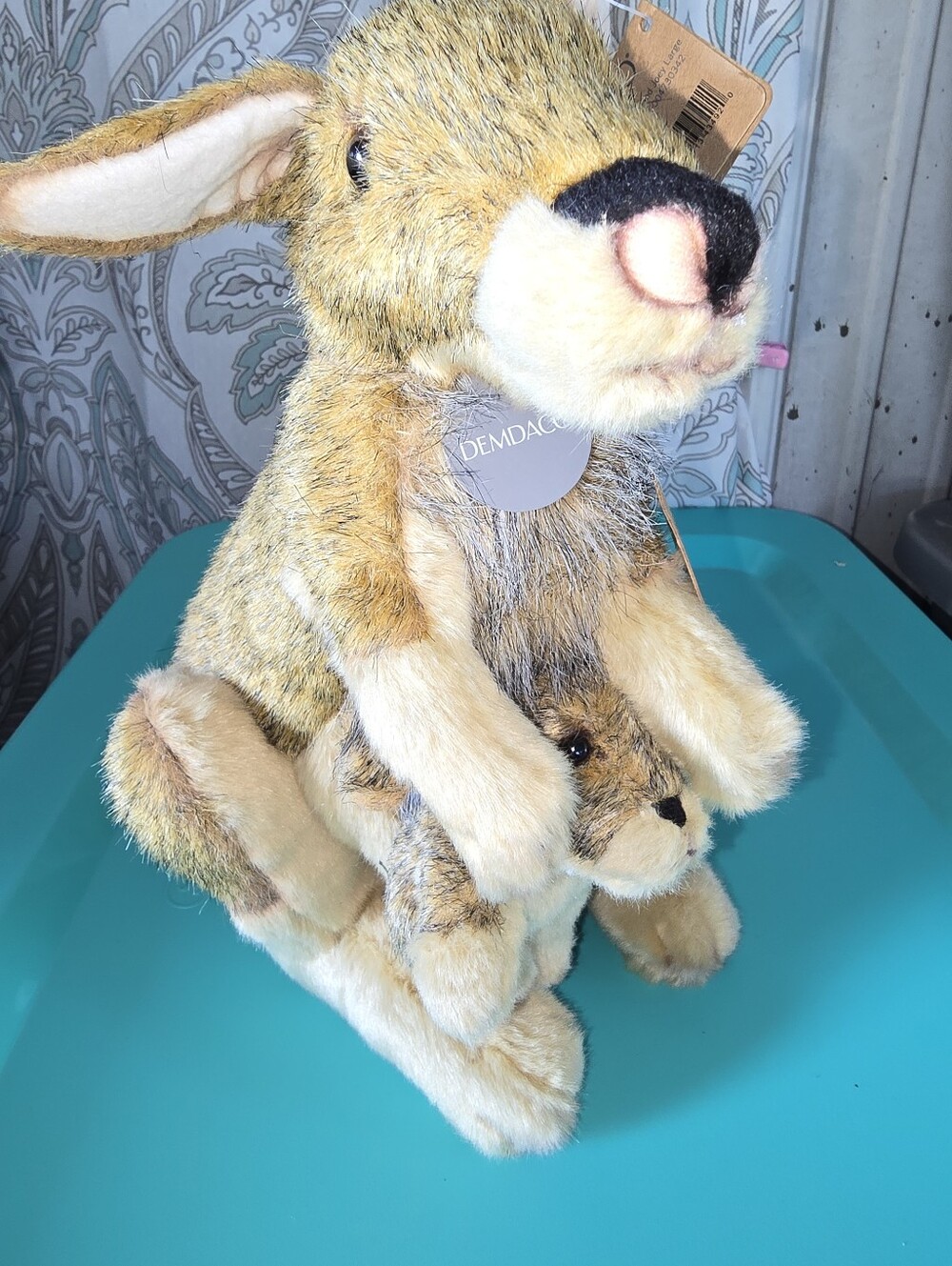 NWT Demdaco Kangaroo And Baby Joey